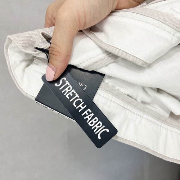 Roundtree & Yorke NEW Classic Fit Pleat Front Shorts Cotton Big Man - Size 46 - Picture 6 of 8